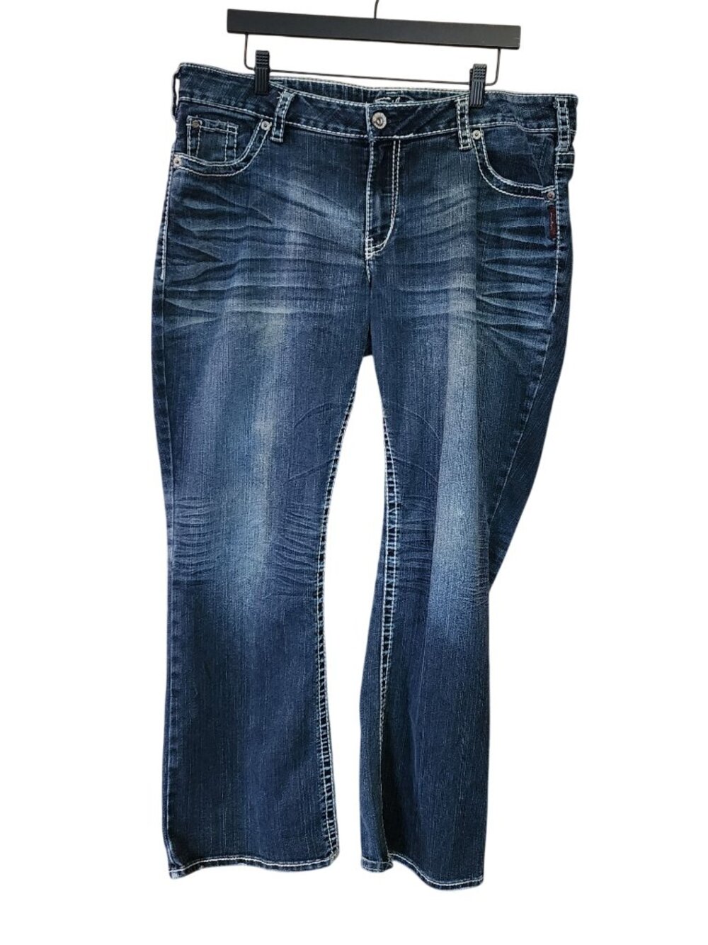 Vintage Silver Aiko Bootcut Denim Jeans Womens Size 20